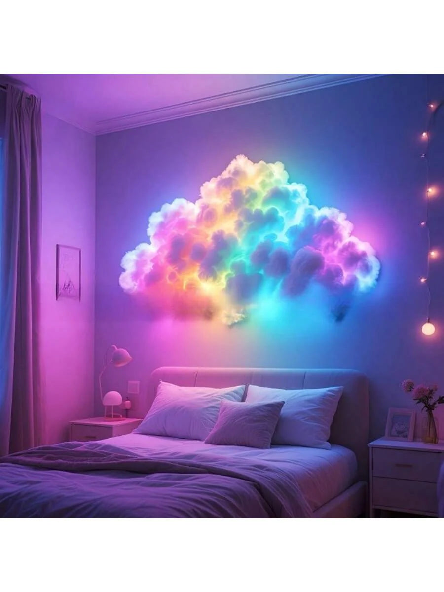 Wall Mounted Large Cloud Shaped Lamp