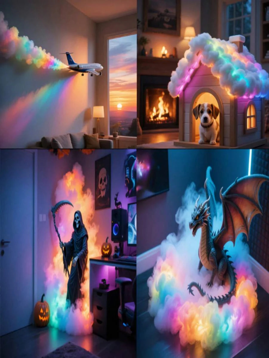 Wall Mounted Large Cloud Shaped Lamp