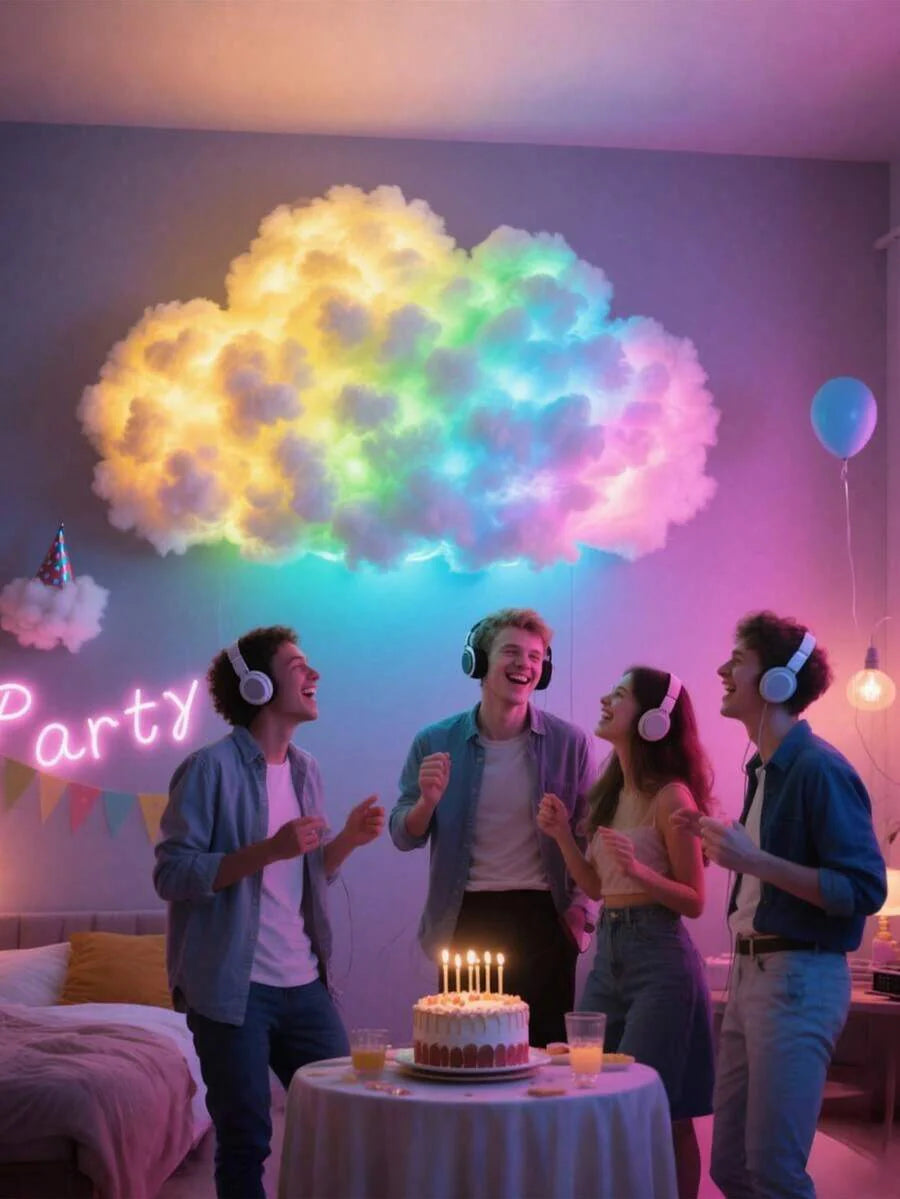 Wall Mounted Large Cloud Shaped Lamp