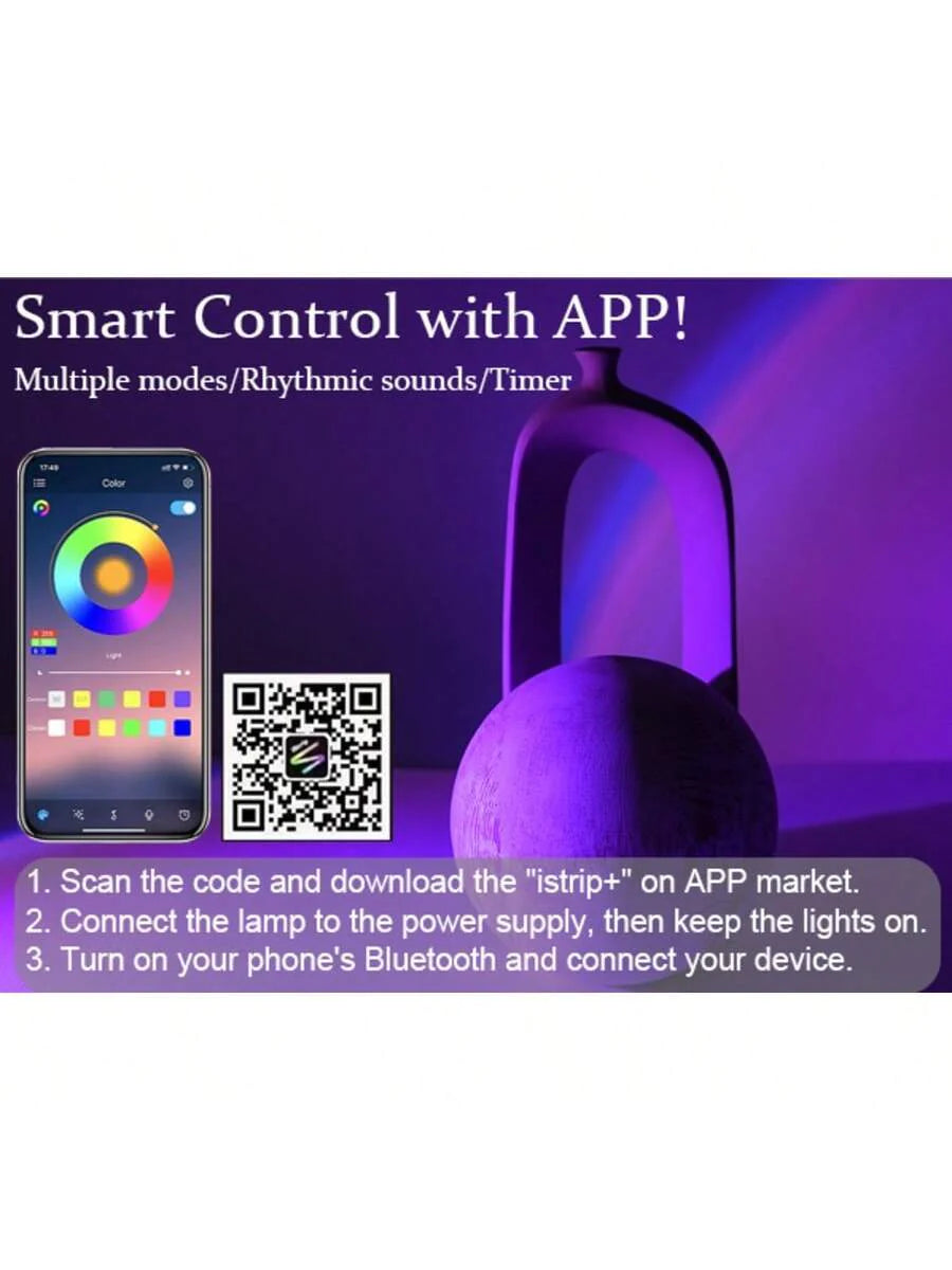 App Remote Control Sunset Lamp Projector LED Lights