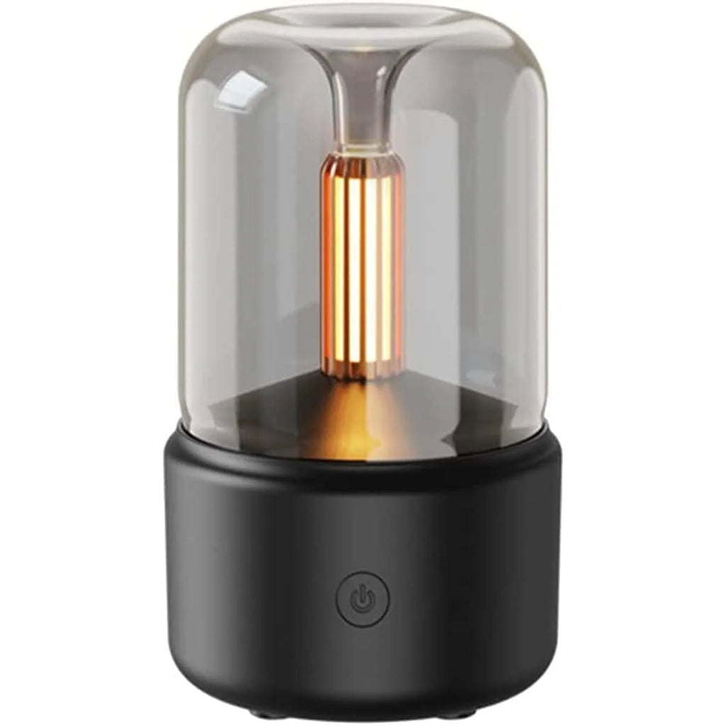 Candlelight Flame Air Diffuser – 120ML Ultrasonic Aroma Diffuser with LED Night Light