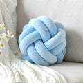 Knot Pillow Ball Soft Home Decorative Throw Pillows Cushion Round Changeability Knotted Pillows Modern Home Handmade Cushions for Bedroom Sofa Couch 8 Inch Hot Pink