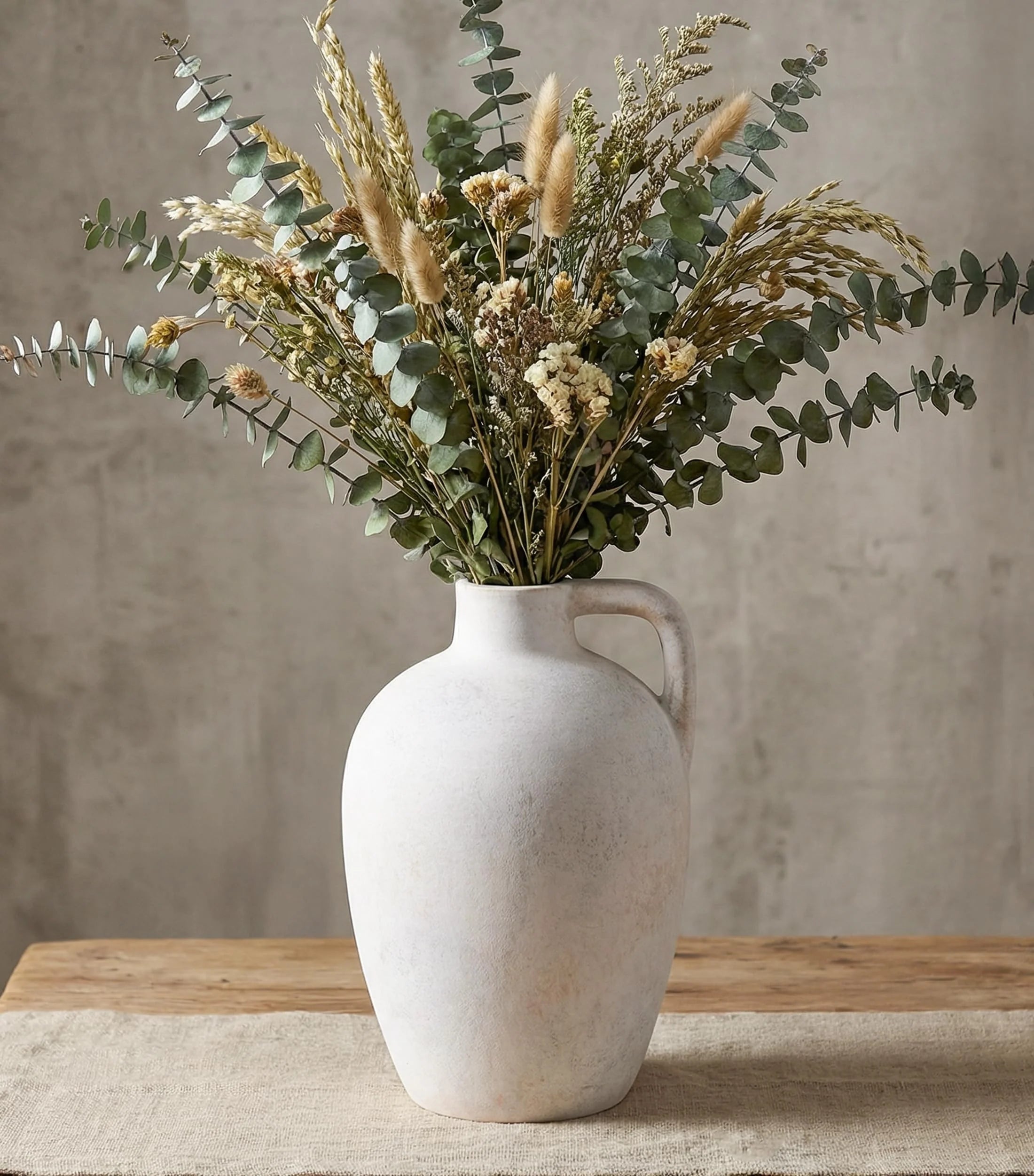 Ceramic Flower Vase with Handles